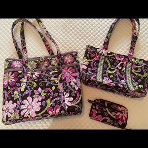 Vera Bradley Purple Punch 3 Piece Set